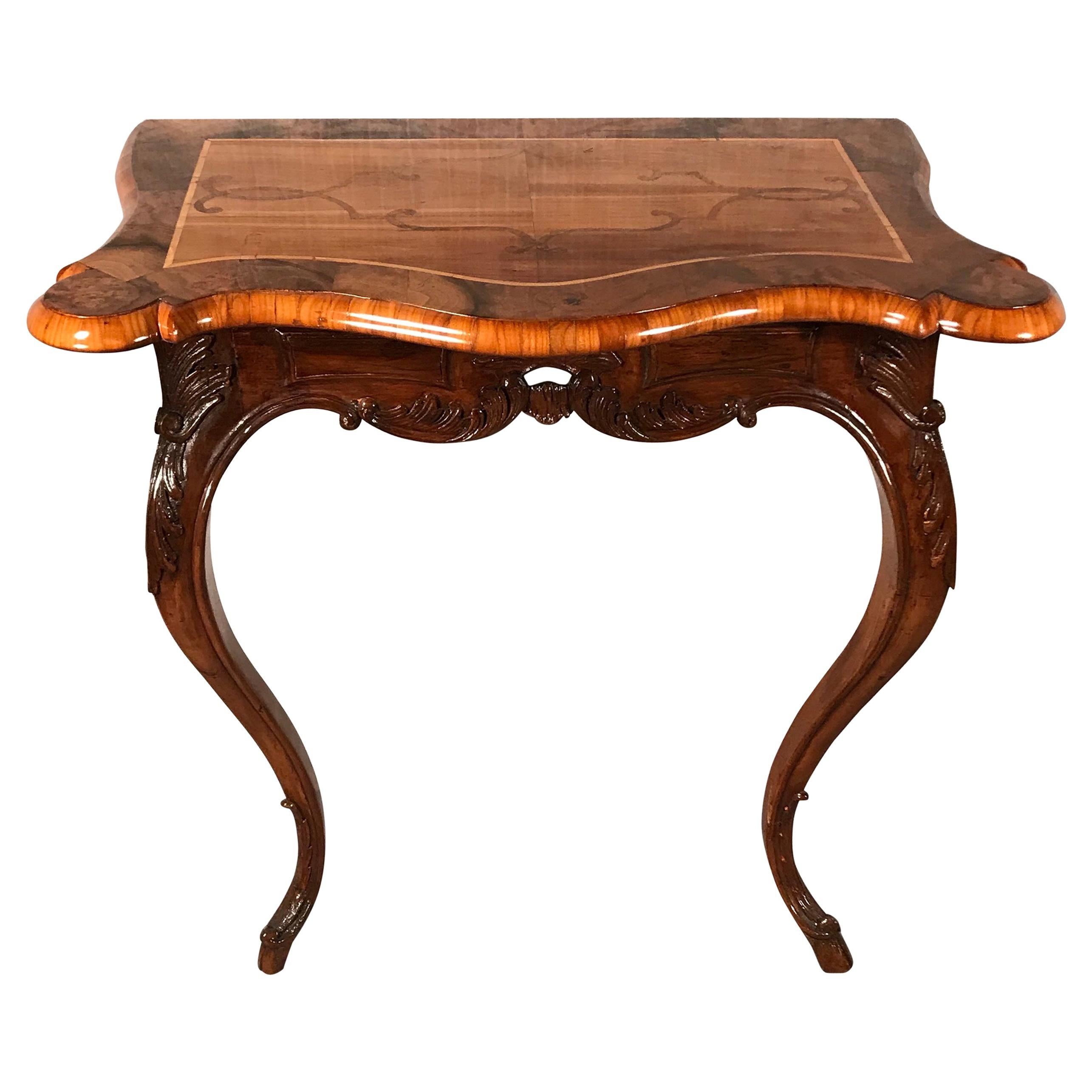 Baroque Console Table, Germany 1750, Walnut