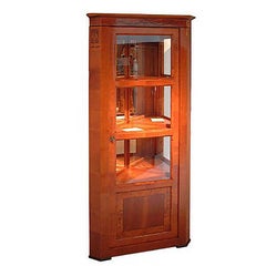 Baroque Corner Display Cabinets