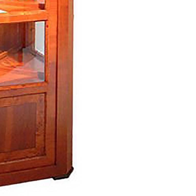 Austrian Baroque Corner Display Cabinets For Sale