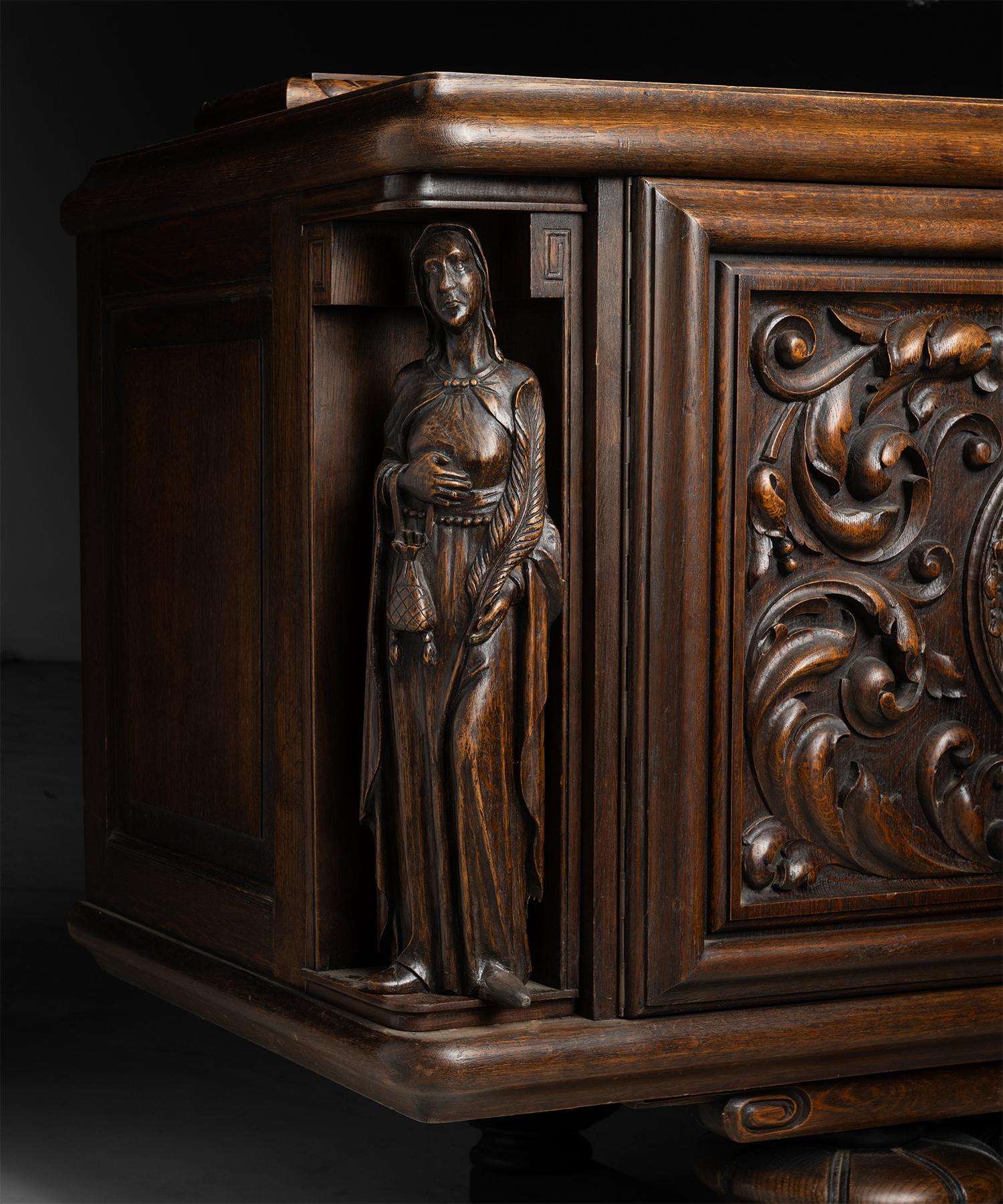 Baroque Credenza, France circa 1940 1