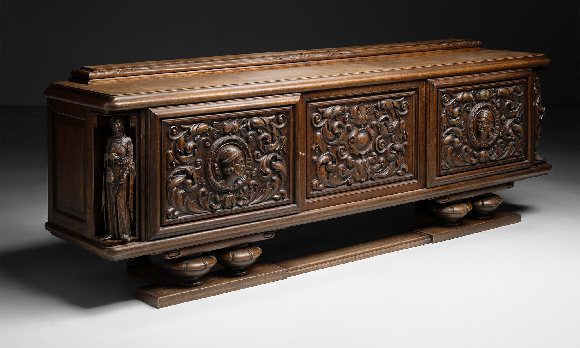 Baroque Credenza, France circa 1940 3