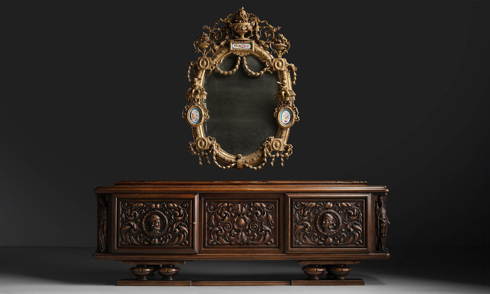 French Baroque Credenza, France circa 1940