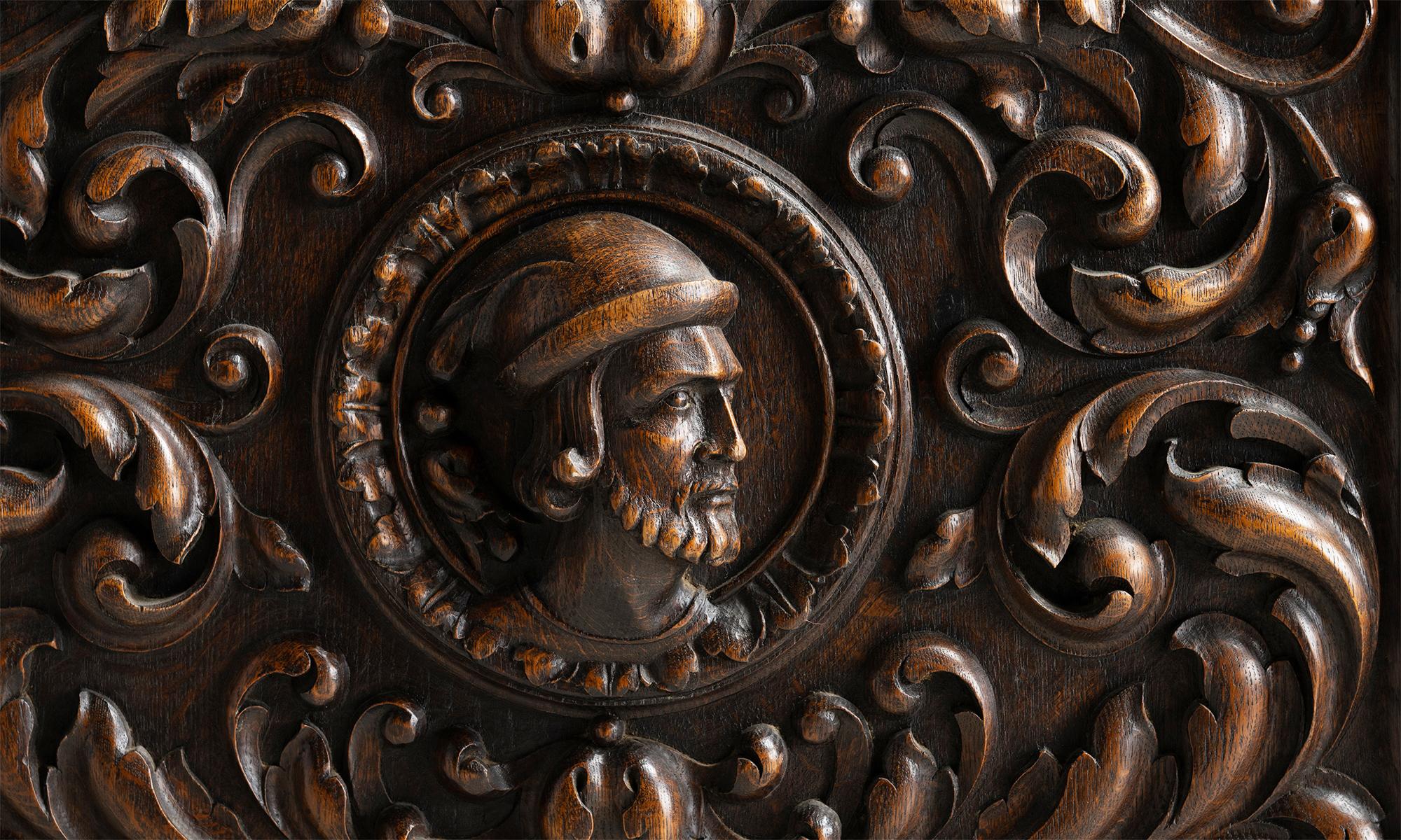 Carved Baroque Credenza, France circa 1940