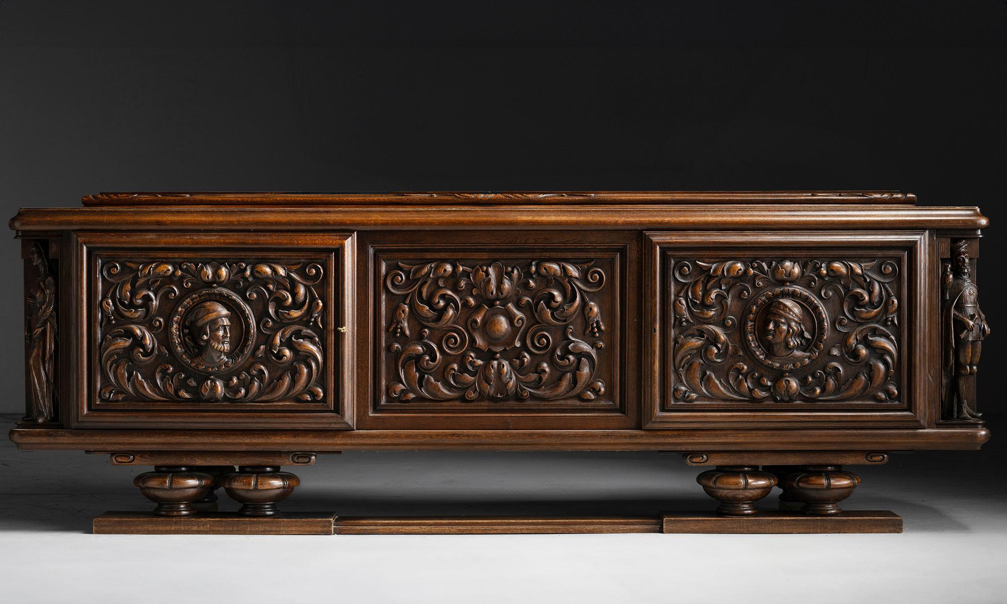 Baroque Credenza, France circa 1940 1