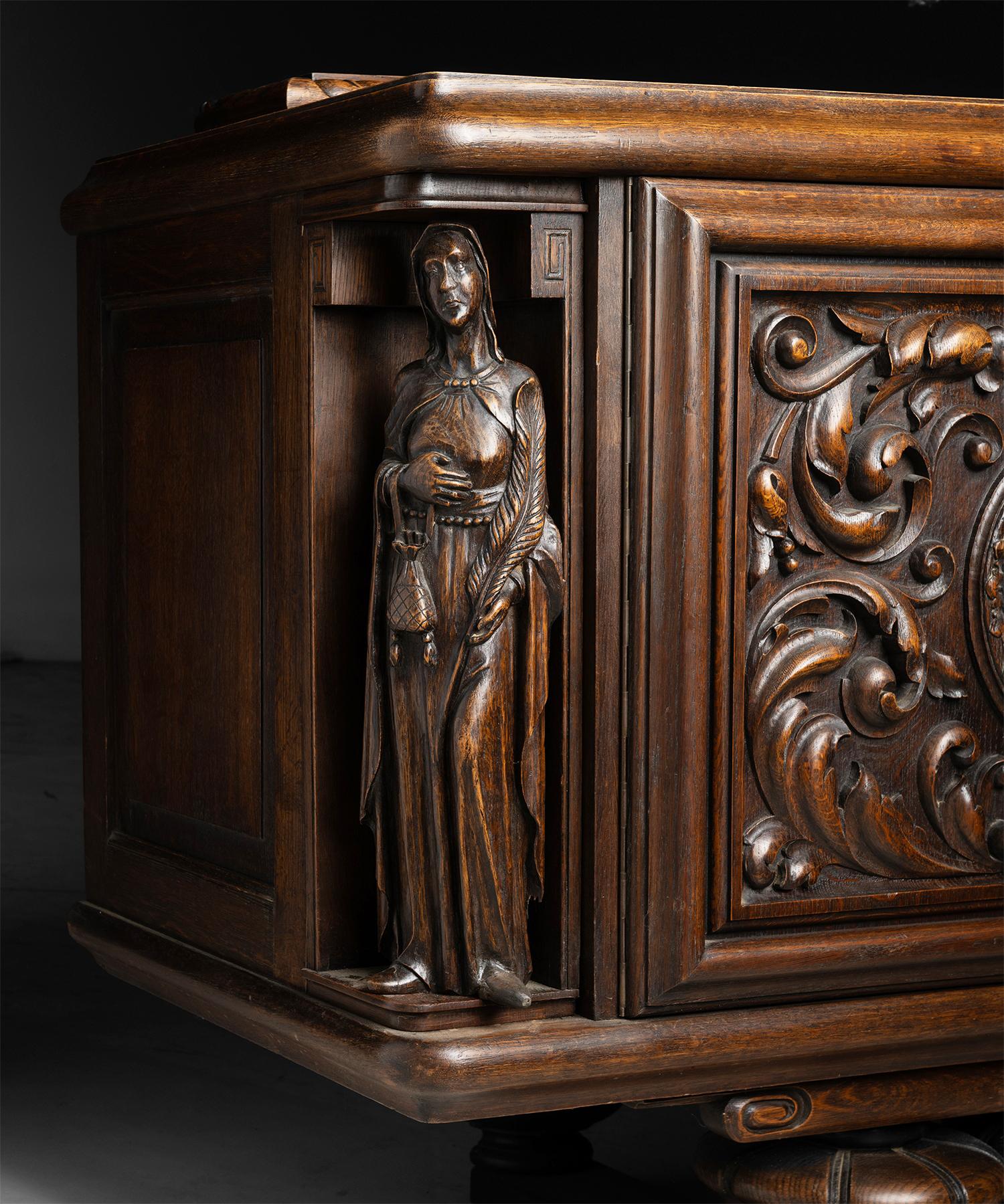 Baroque Credenza, France circa 1940 2