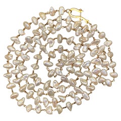 Baroque Cultured Pearl Strand Necklace