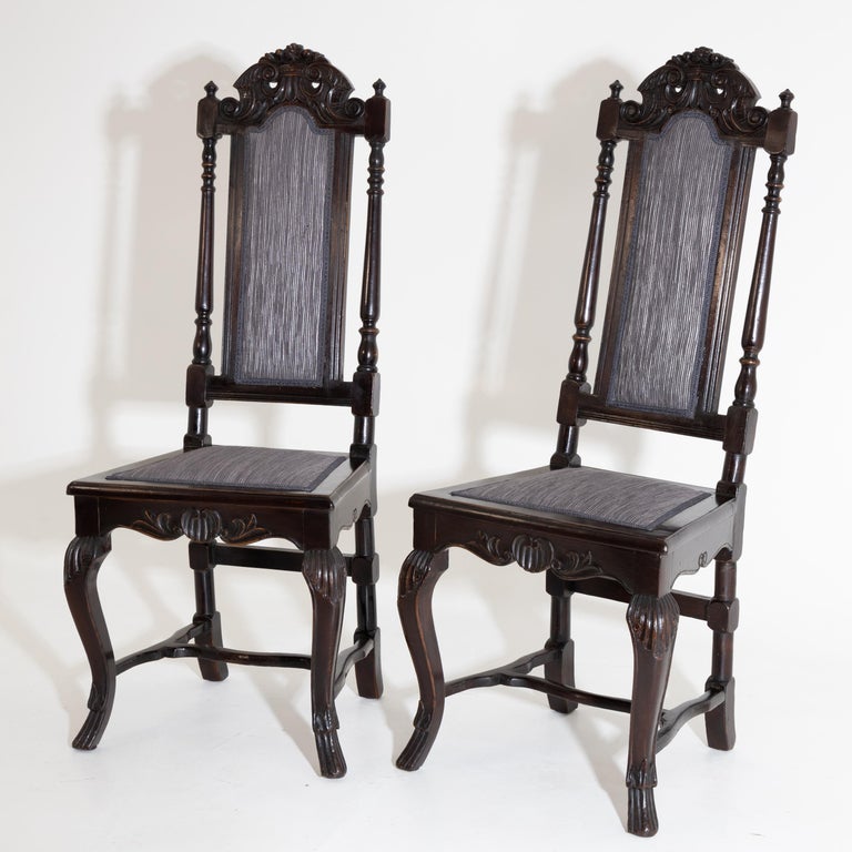 Baroque Dining Room Chairs, Saxony / Germany, 18th Century For Sale at