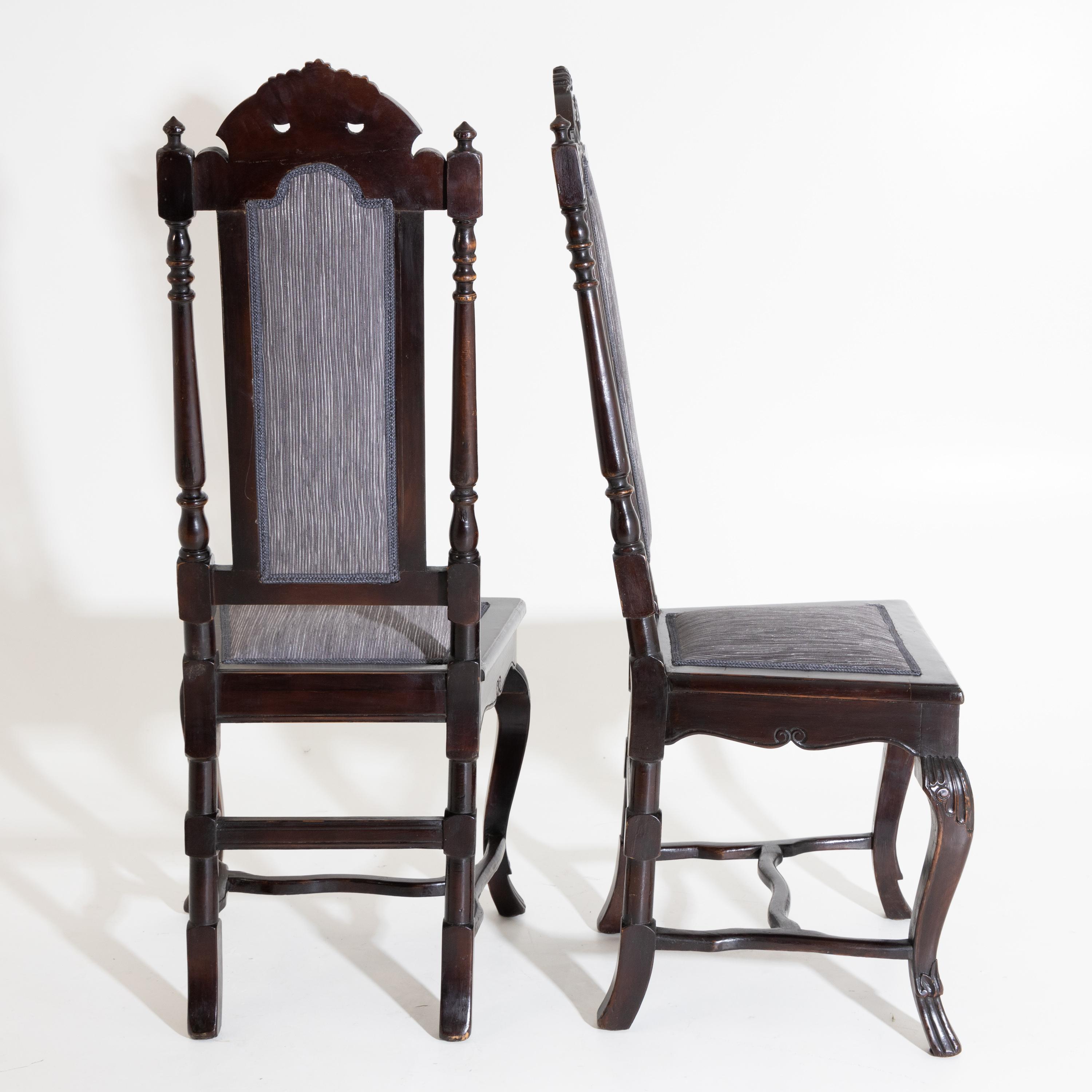 18th Century and Earlier Baroque Dining Room Chairs, Saxony / Germany, 18th Century For Sale