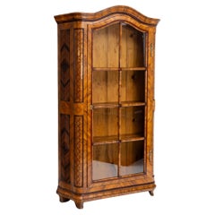 Baroque Display Cabinet in Walnut, Late 18th Century