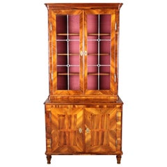 Baroque Display Case Bookcase Walnut, 18th Century