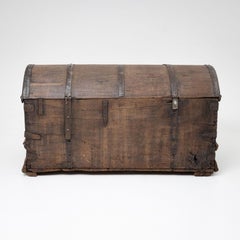 Baroque Domed Chest, Oak, Dated 1717