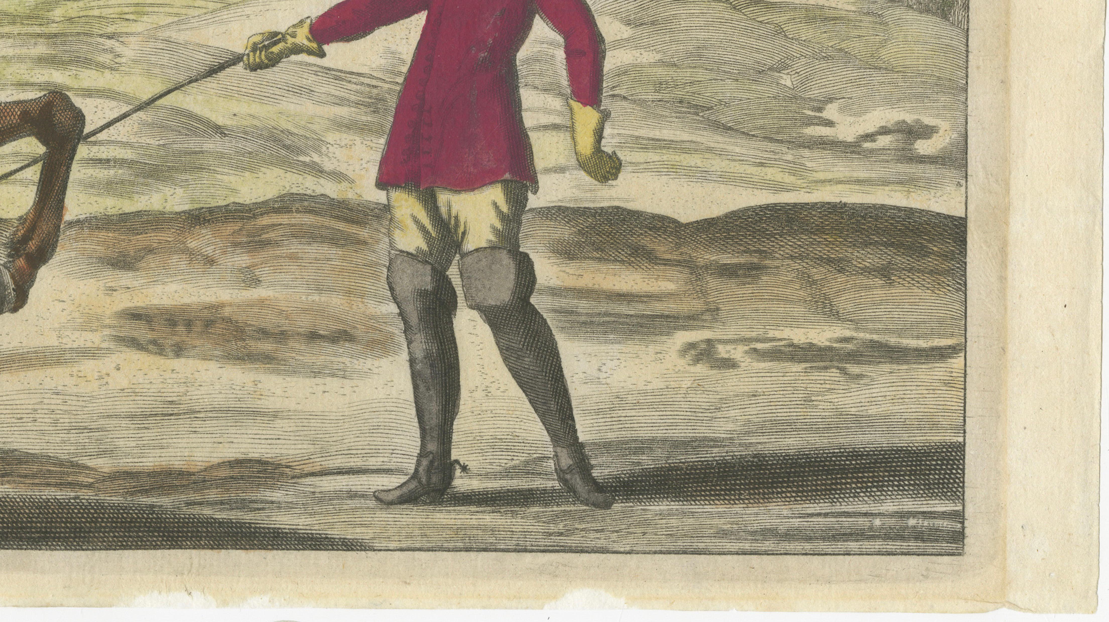 Baroque Dressage Horse in Collection – Georg Simon Winter, 1678