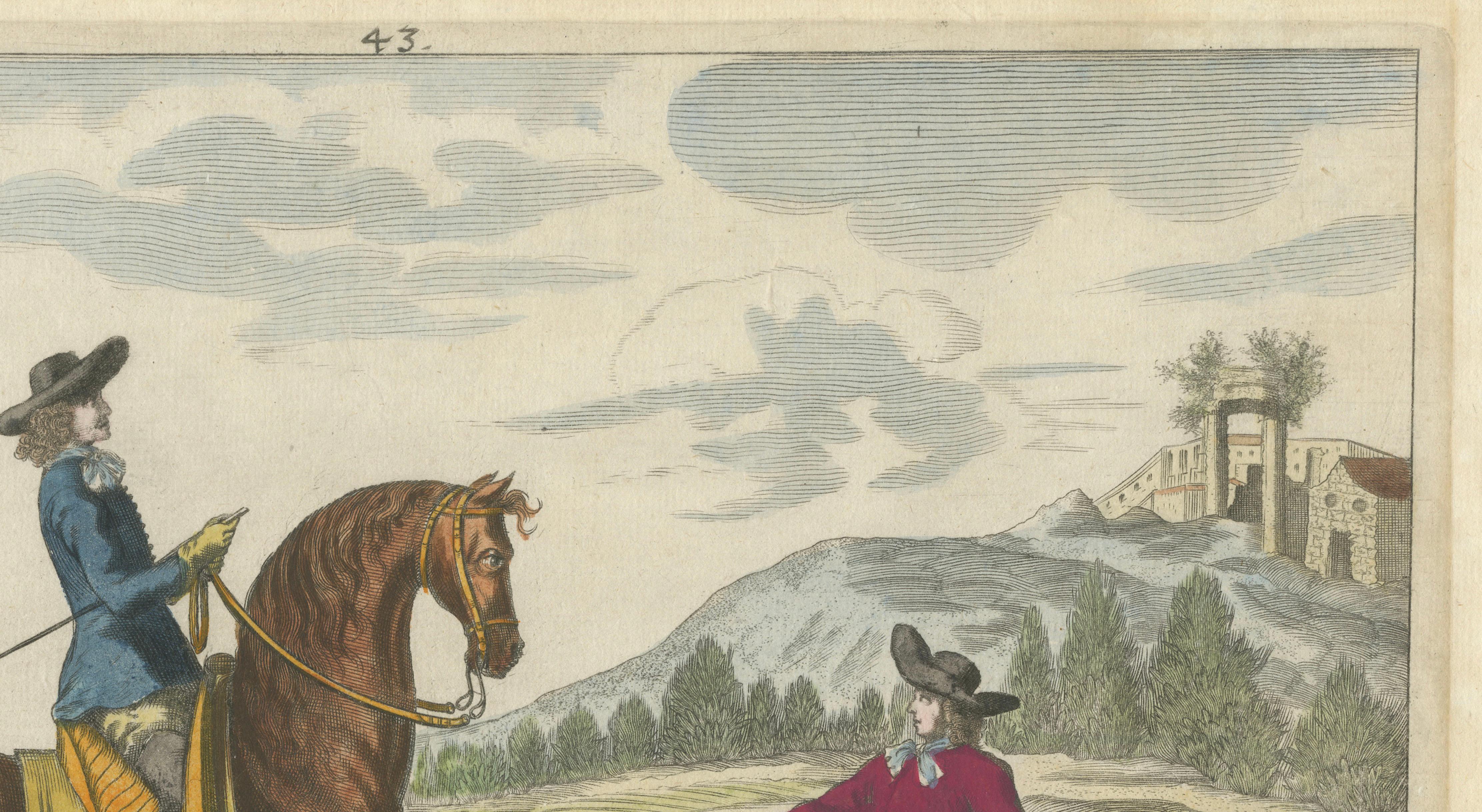 Baroque Dressage Horse in Collection – Georg Simon Winter, 1678