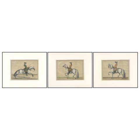 Baroque Dressage Horses – Reitschule des Baron d’Eisenberg, c.1730