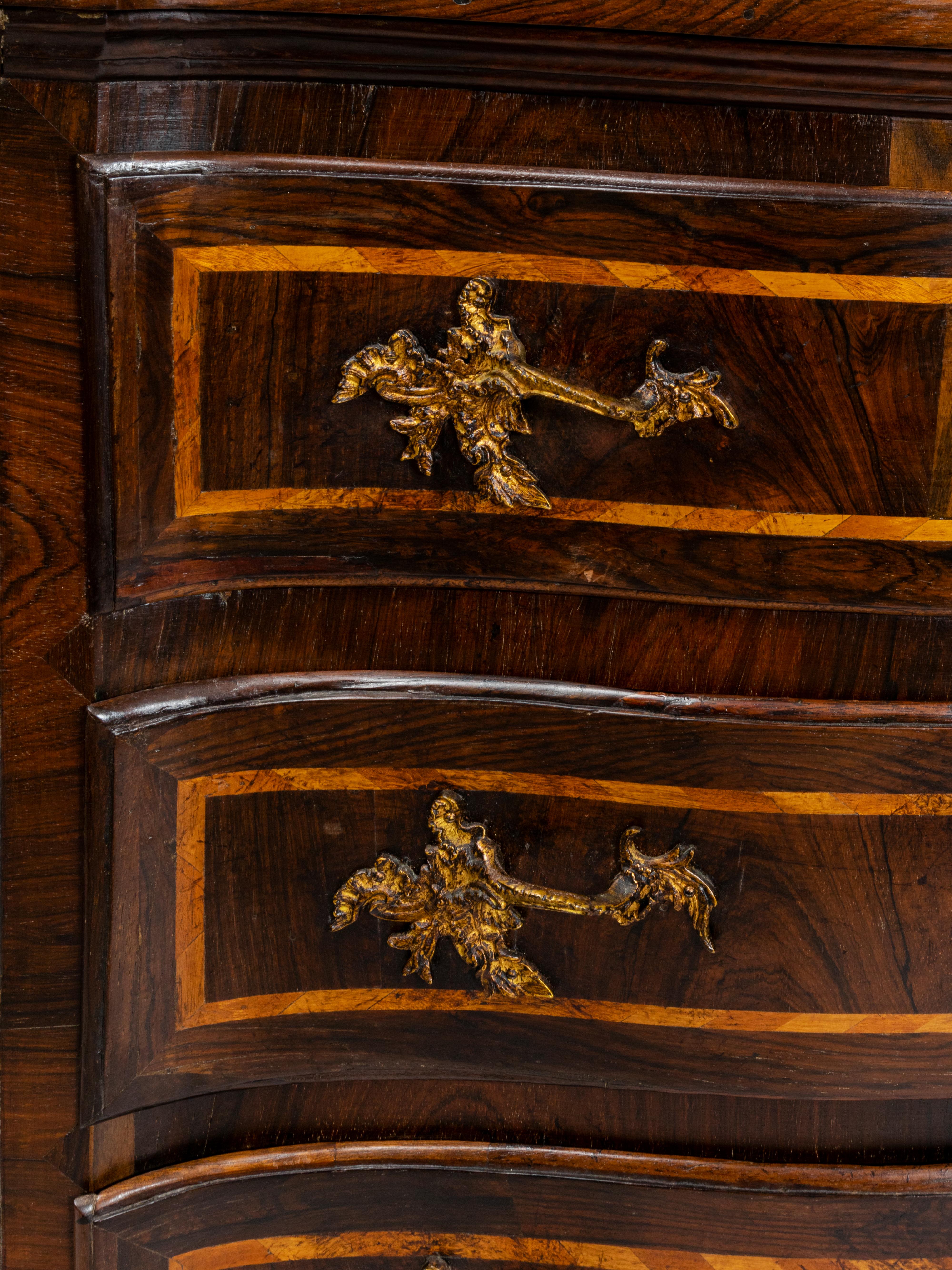 Baroque Drop Leaf Table Chest of Drawers, 17th Century For Sale 4