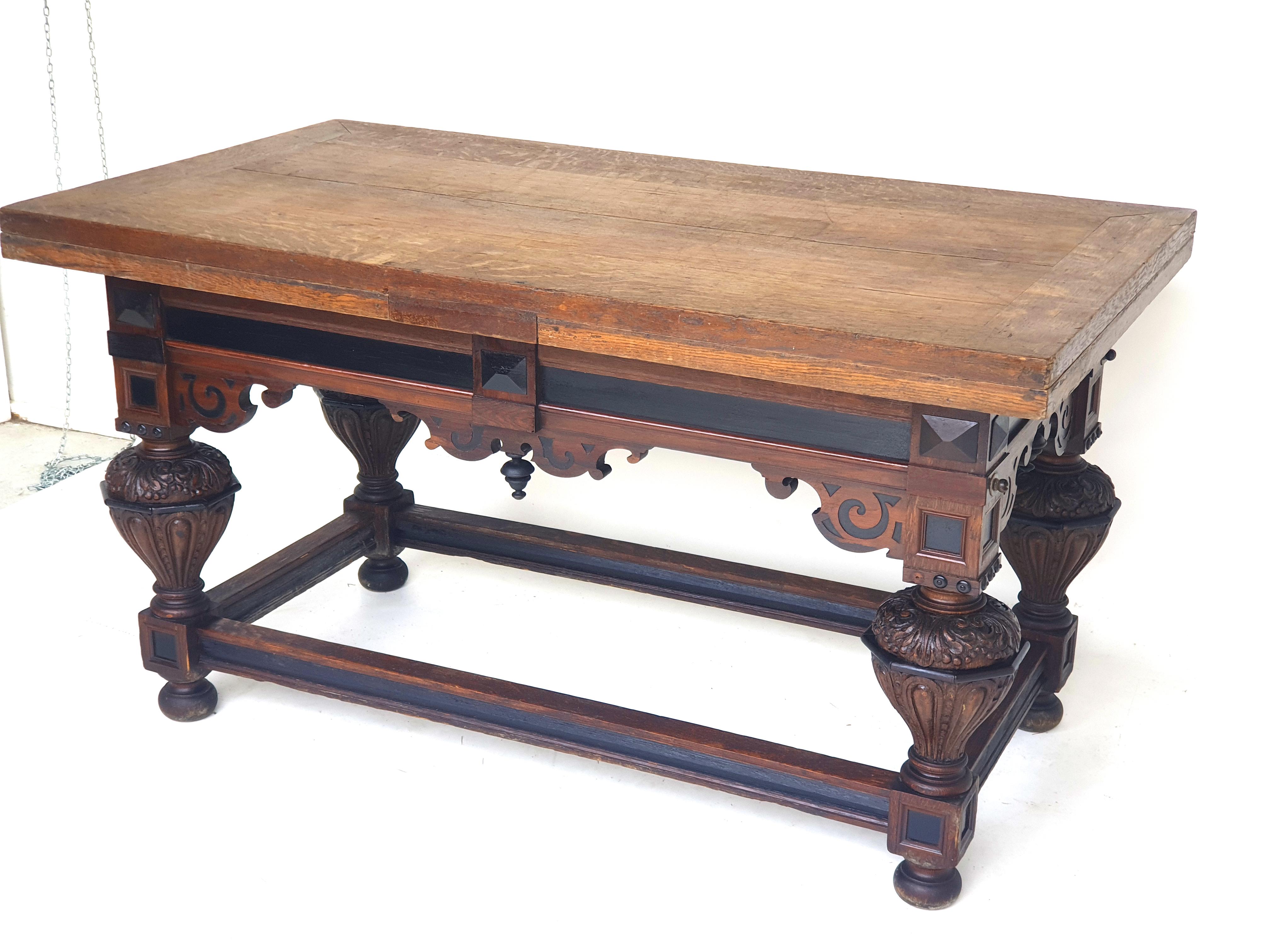 Baroque Extending Table, Frisia, 1750s 2