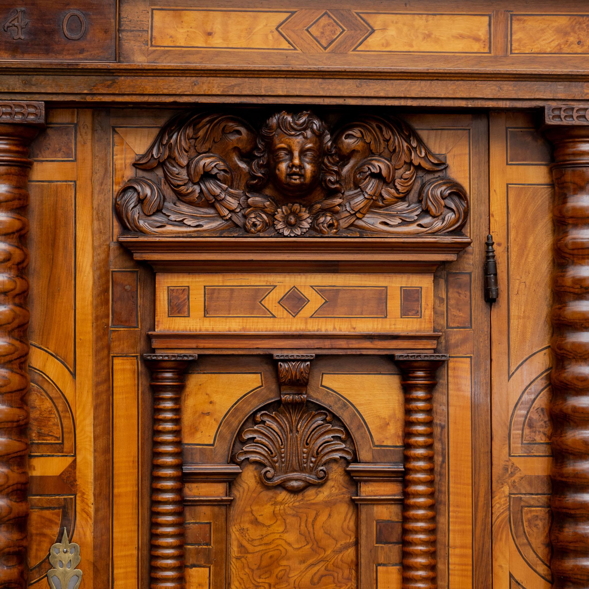 Gabinetto di facciata barocco, datato 1740 In condizioni buone in vendita a Greding, DE
