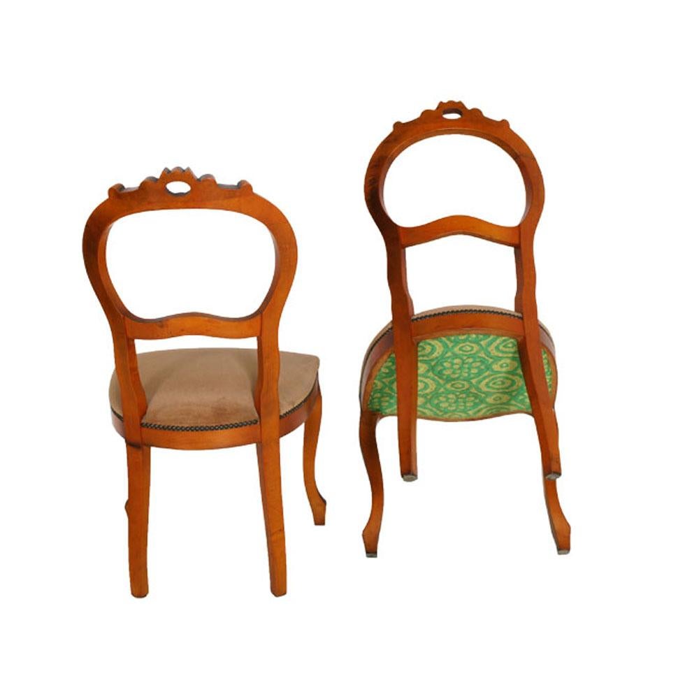 Art déco-Barock-Esstisch und Stühle aus dem Zeitalter des Art déco, Louis Philippe, Ferrarese-Wurzelholz (Ahornholz) im Angebot