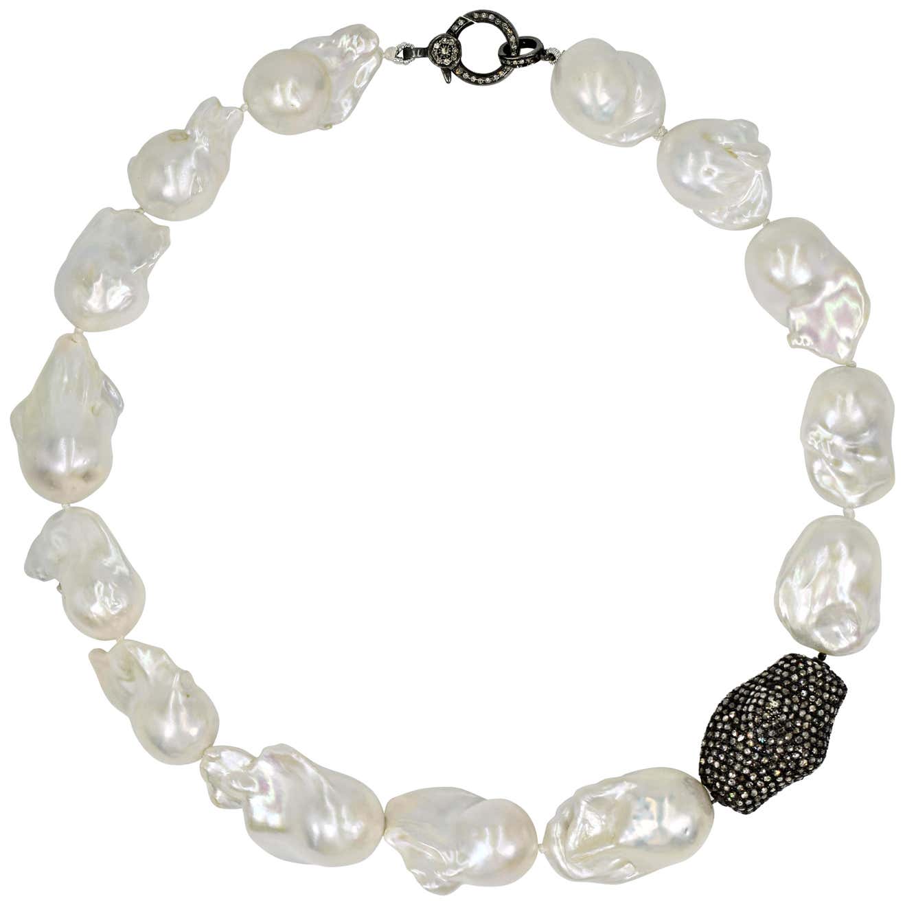 7-8mm White Freshwater Pearls & Spacer Beads 18k Gold Plated Necklace 7-8mm White Freshwater Pearls & Spacer Beads 18k Gold Plated Necklace