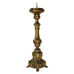 Baroque Gold-Plated Candlestick