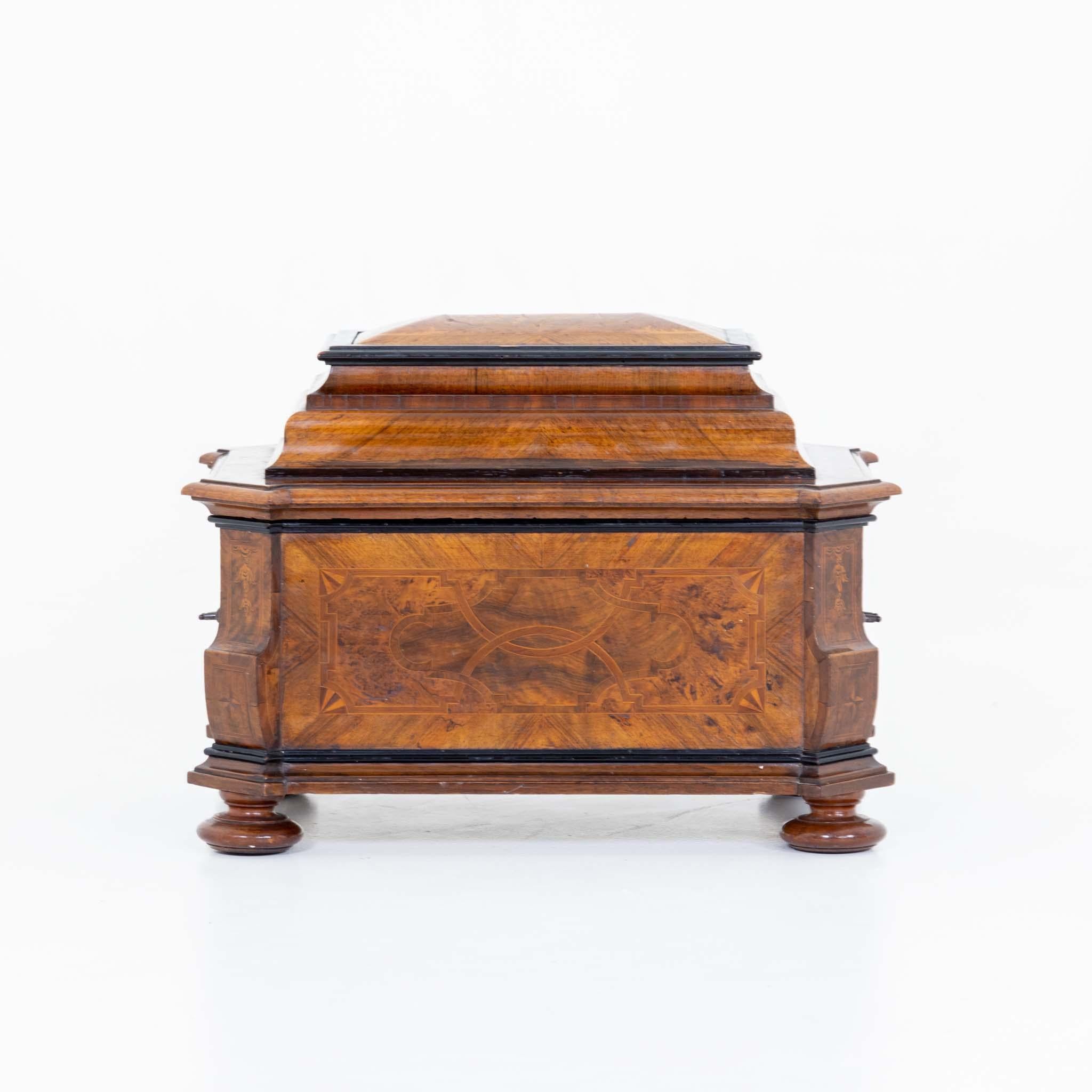 Baroque Guild Chest, Mid-18th Century In Good Condition For Sale In Greding, DE