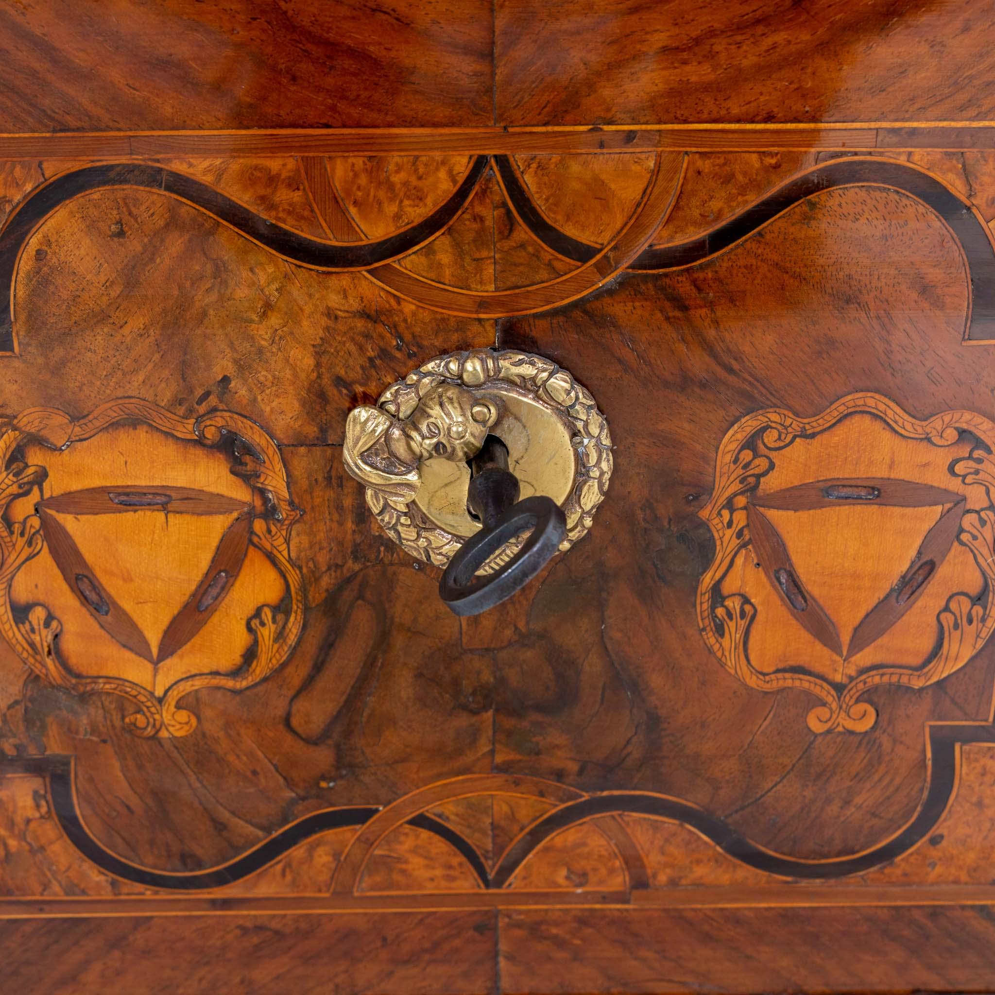 Baroque Guild Chest, Mid-18th Century For Sale 4