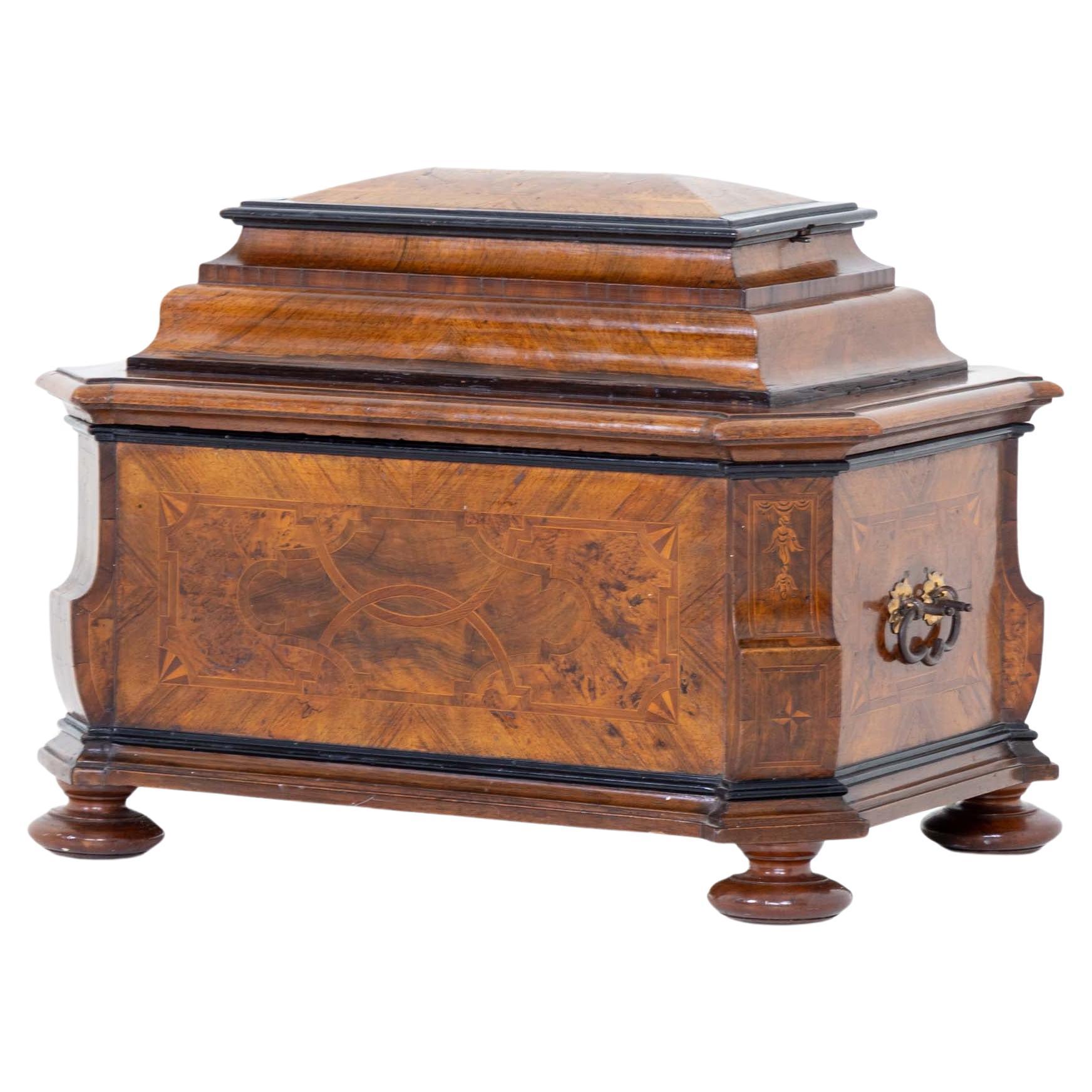 Baroque Guild Chest, Mid-18th Century For Sale