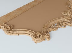 Baroque Headboard for Bed from Oak or Beech