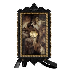 Baroque Icarus Drinks Cabinet in Black, Gold by Railis Design