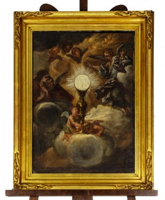 Baroque Jesus Painting By Giovanni Battista Gaulli, 17th Century