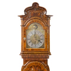 Baroque Longcase Clock, J. C. Felsz, Saxony, Second Half 18th Century