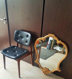 Baroque Louis XV Gold Wall Mirror, France 1780