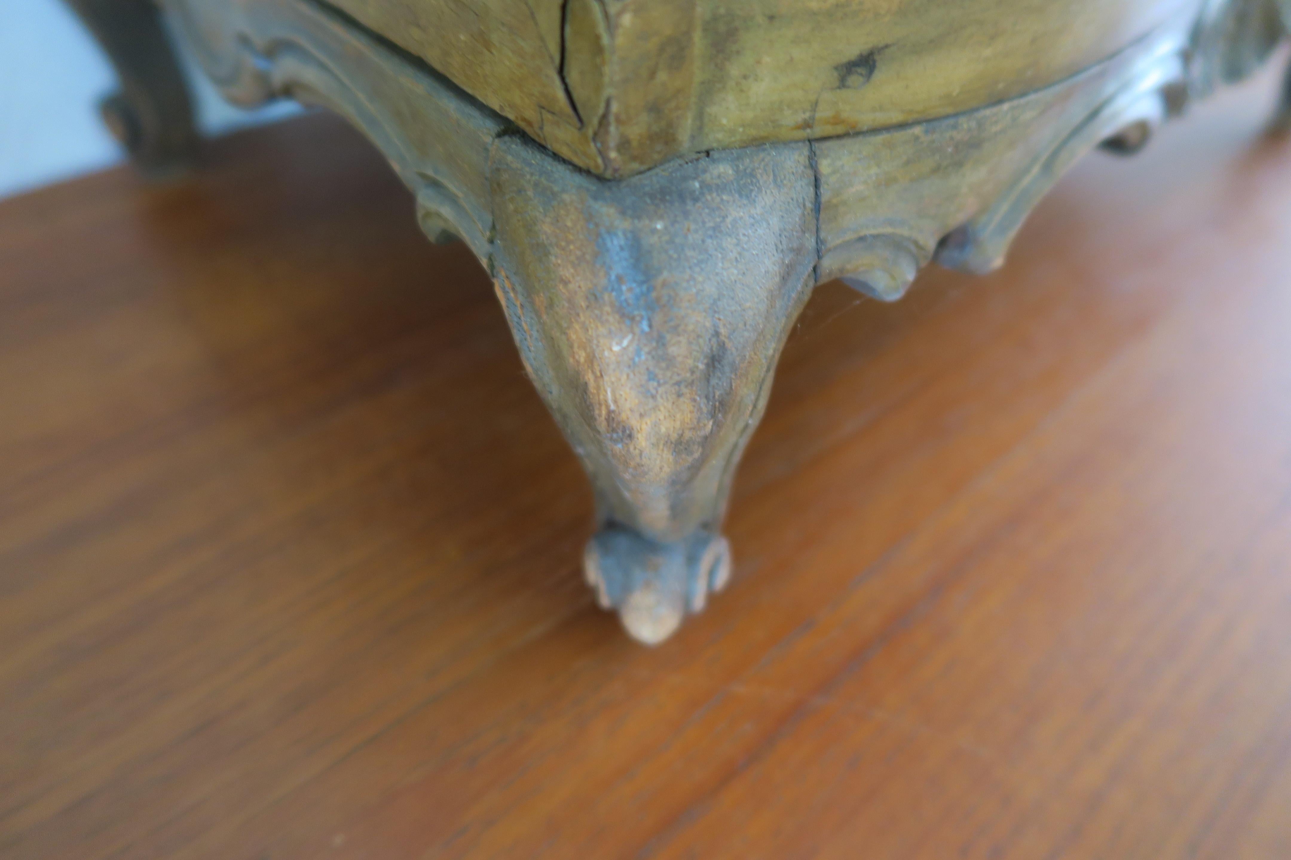 Cassapanca barocca in miniatura del XVIII secolo in vendita 4