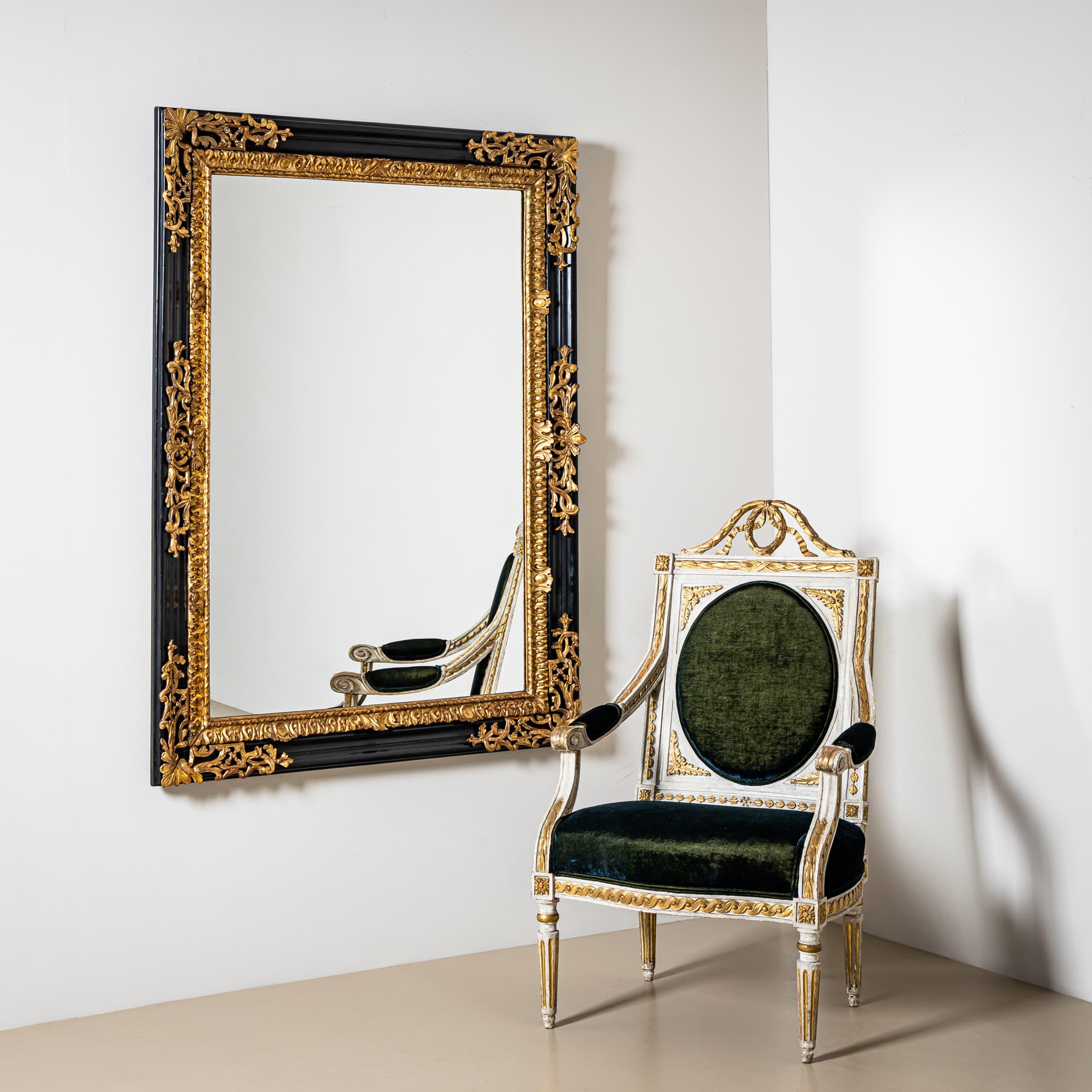 Baroque Mirror, 1st Half 18th Century For Sale 5