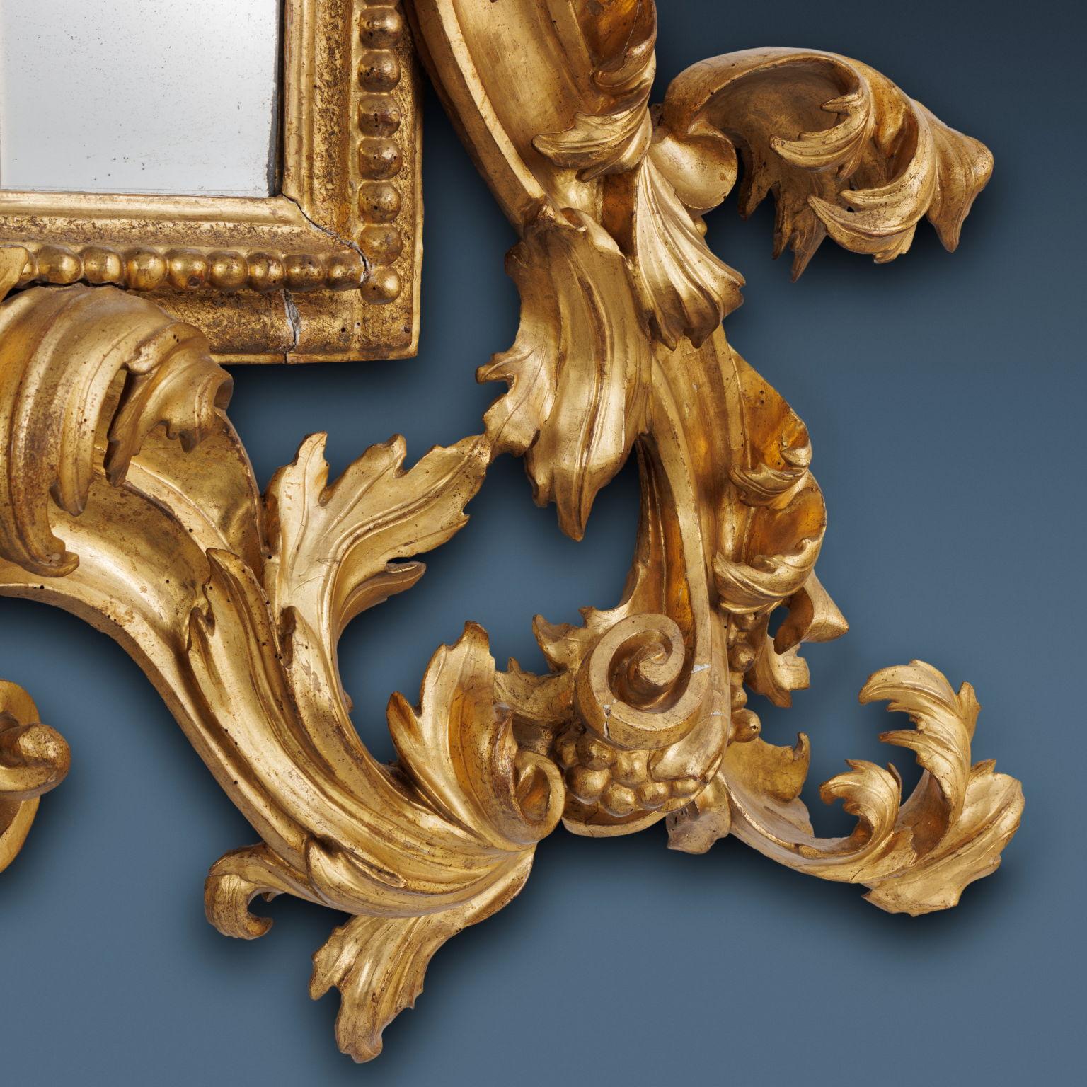 XVIIIe siècle et antérieur Miroir baroque de Bologne, début du XVIIIe siècle en vente