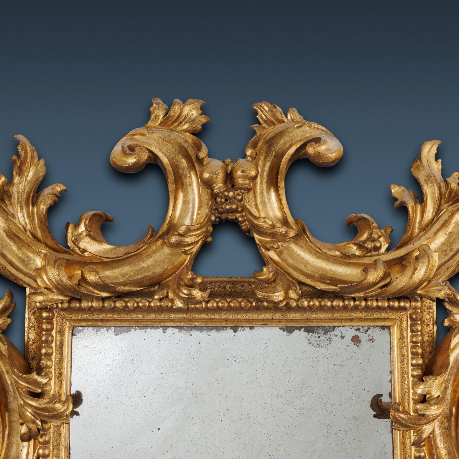 Miroir baroque de Bologne, début du XVIIIe siècle en vente 2