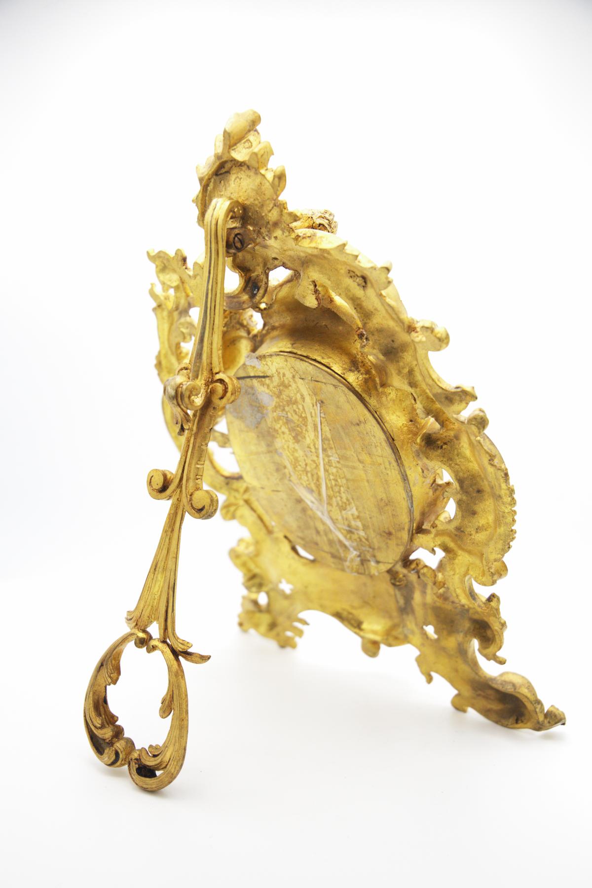 Early 19th Century Baroque Mirror in Gilded Bronze