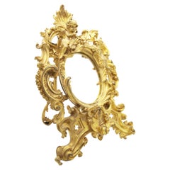 Baroque Mirror in Gilded Bronze