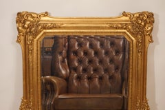 Baroque Mirror Louis XVI Gold-Plated