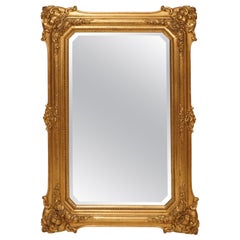 Baroque Mirror Louis XVI Gold-Plated
