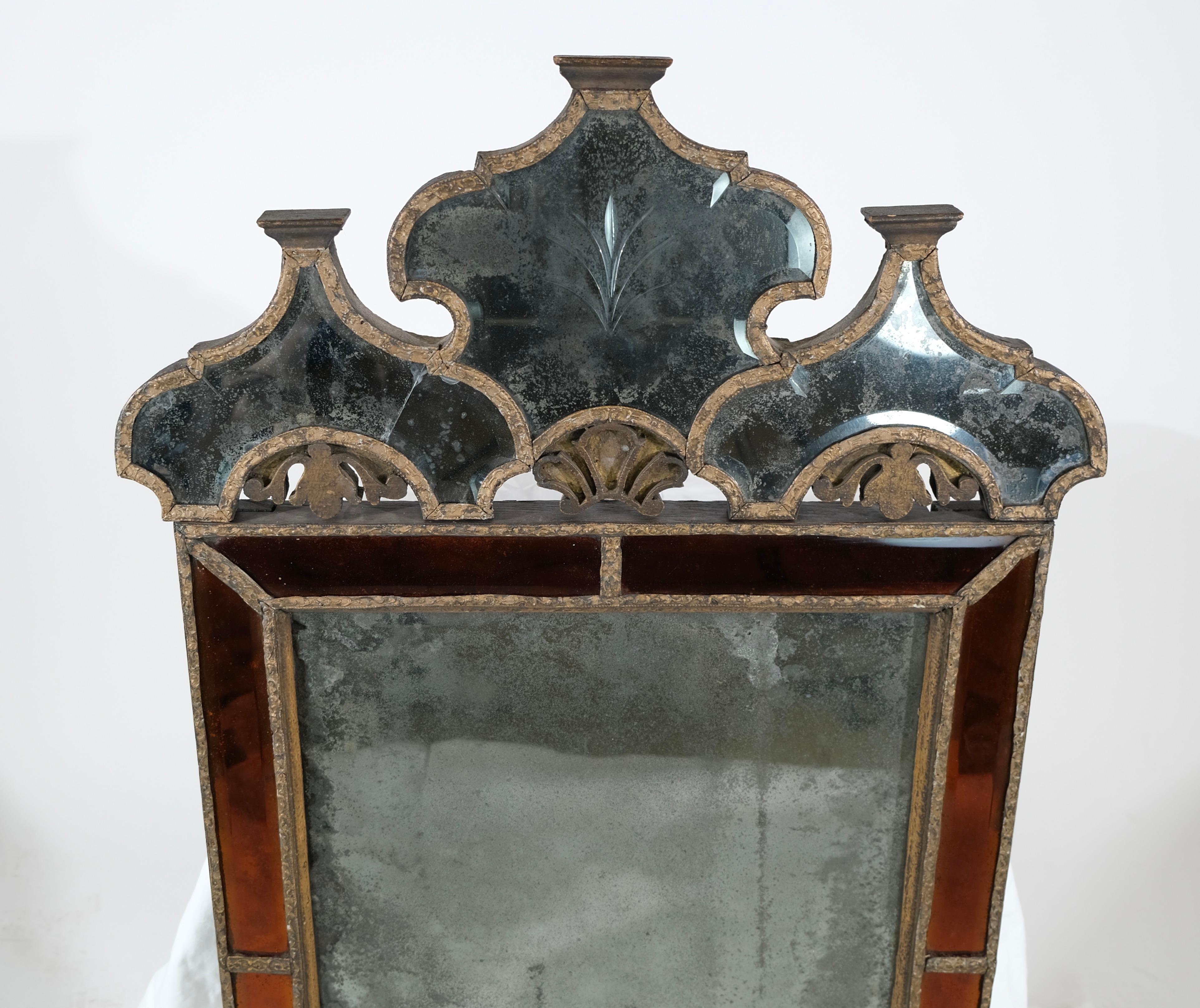 Swedish Baroque-Mirror, Precht Late 17th C