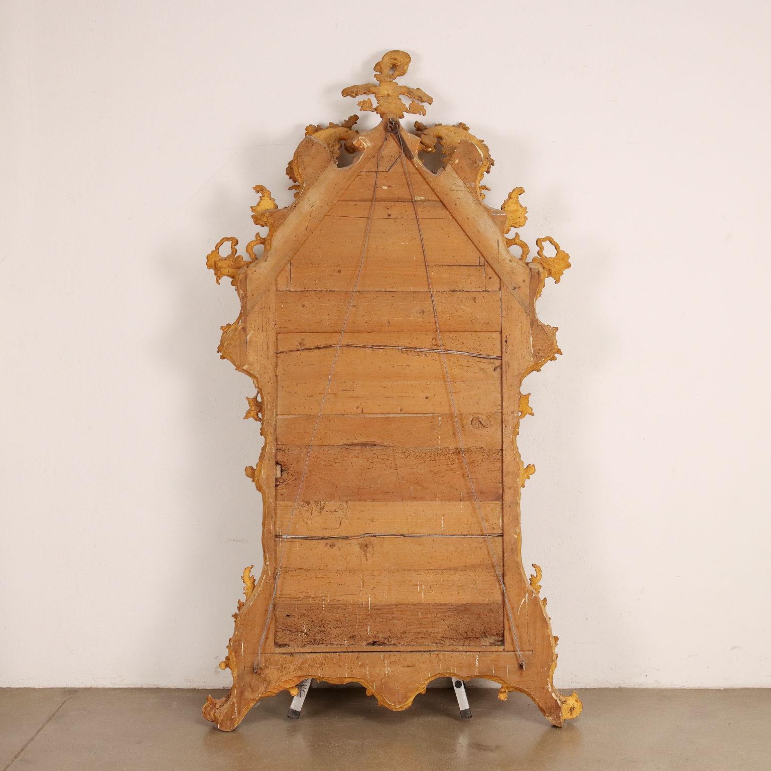 Baroque Mirror Wood Italy XVIII Century 8