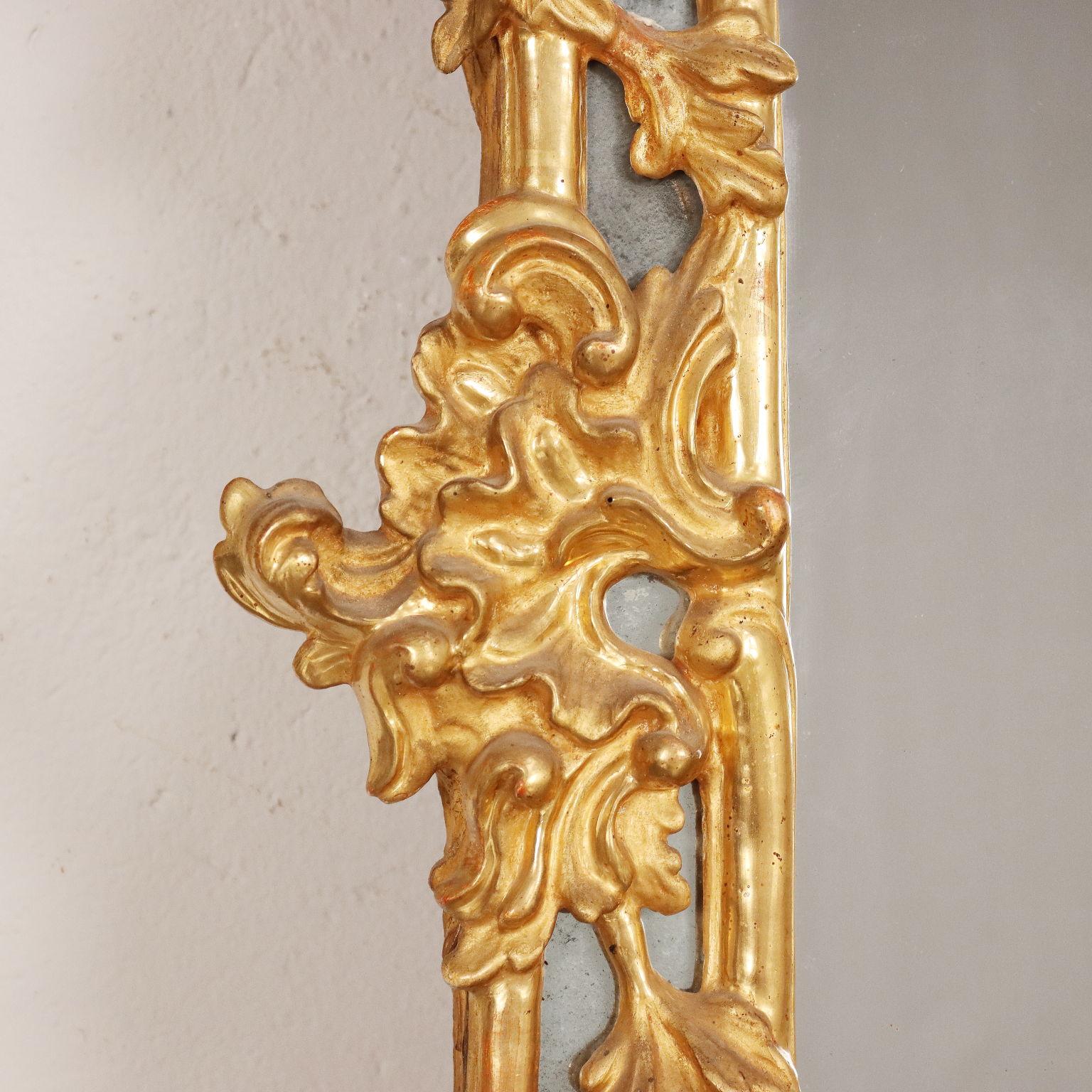 Baroque Mirror Wood Italy XVIII Century 2