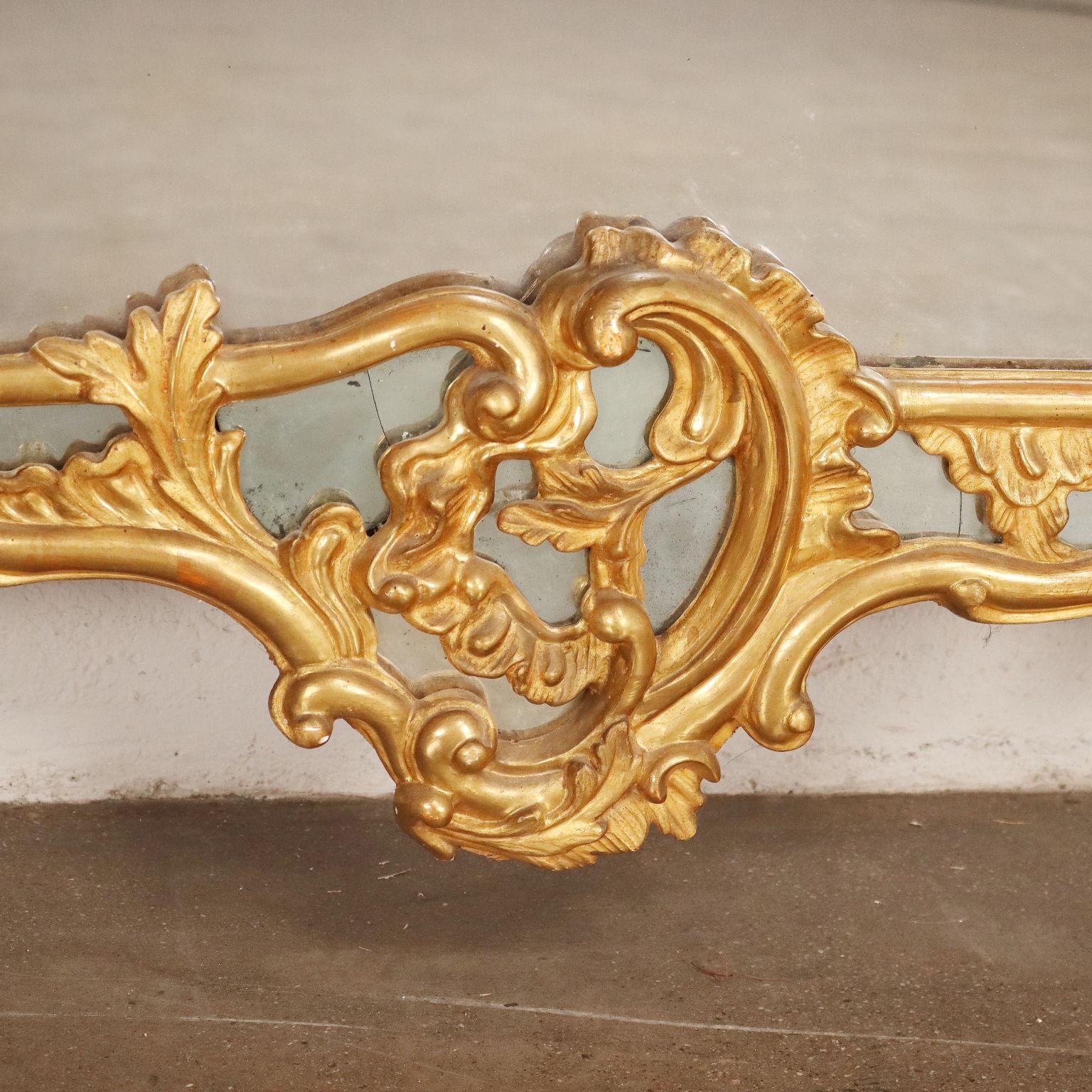 Baroque Mirror Wood Italy XVIII Century 4