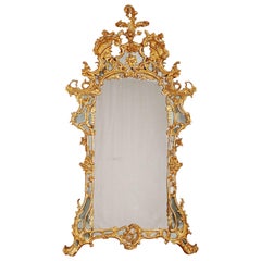 Baroque Mirror Wood Italy XVIII Century
