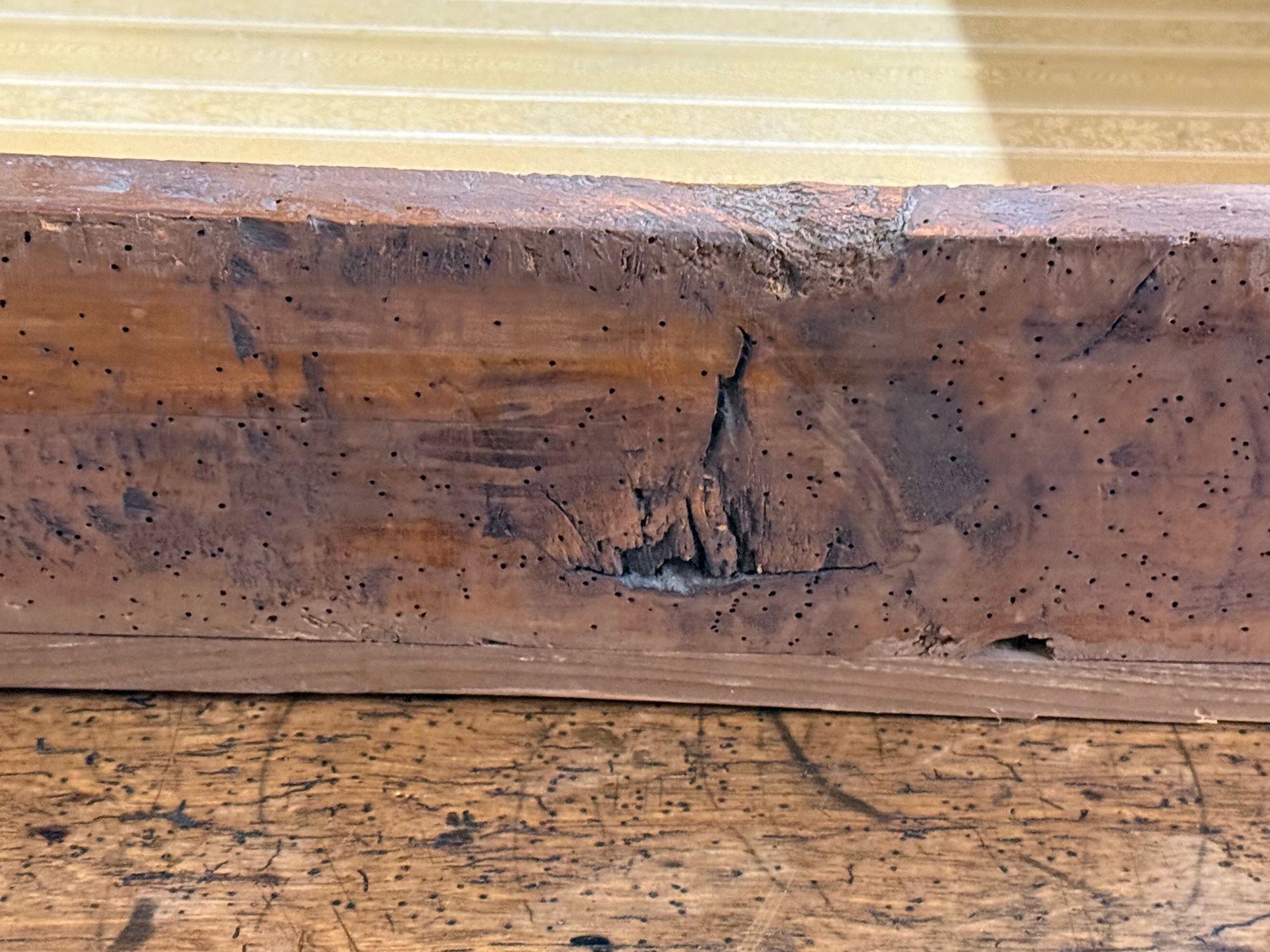 Mesa barroca, de roble, consola o centro, Francia, S. XVIII en venta 11