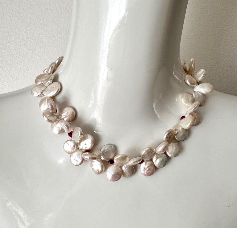 Baroque Oyster Freshwater Pearl Necklace For Sale at 1stDibs