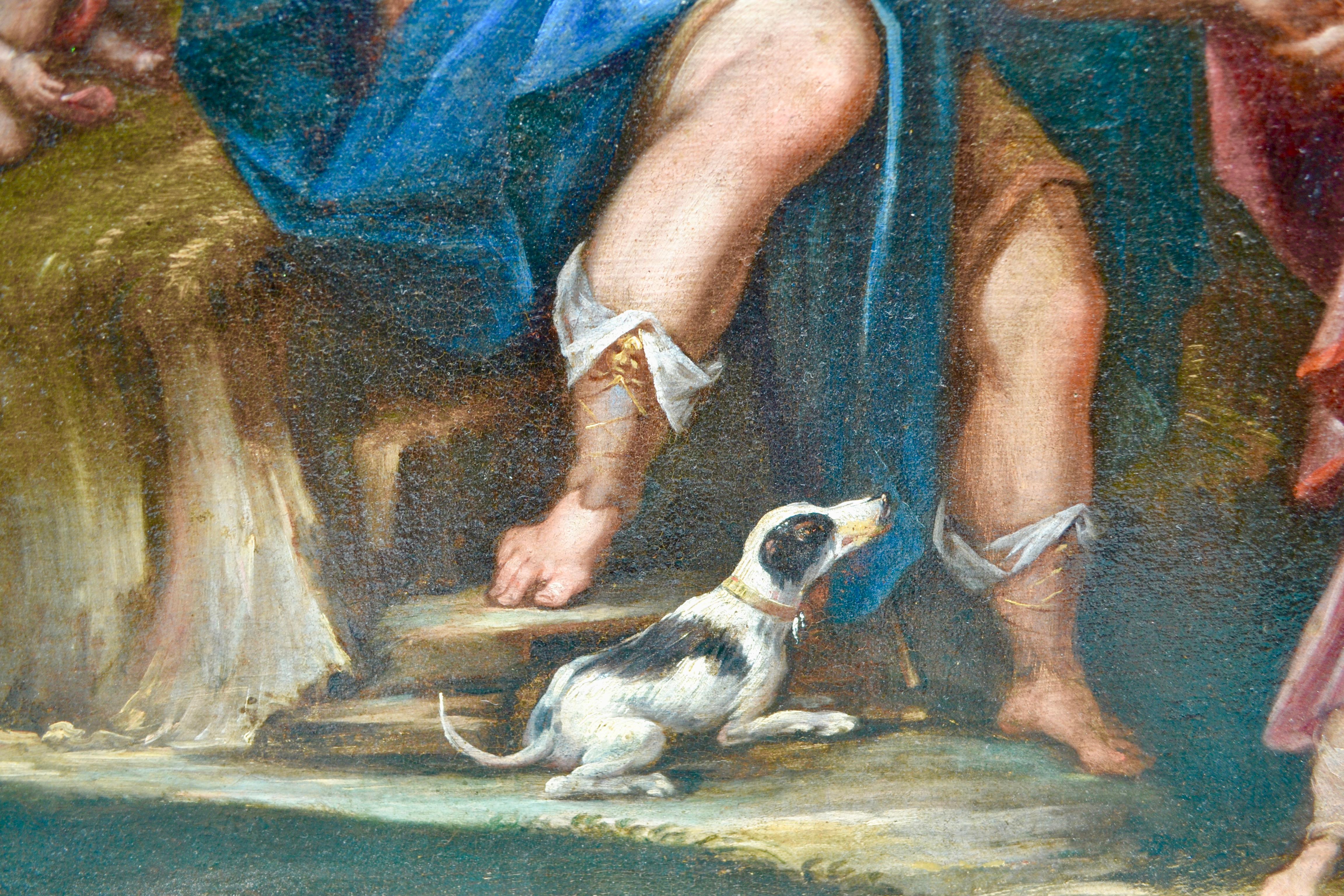 Peinture baroque représentant la Romancelicitelicite de Paolo et Francesca en vente 5
