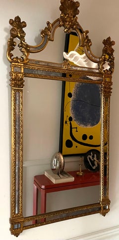 Baroque  Parclose Mirror in the style of Louis XIV, France 1970.