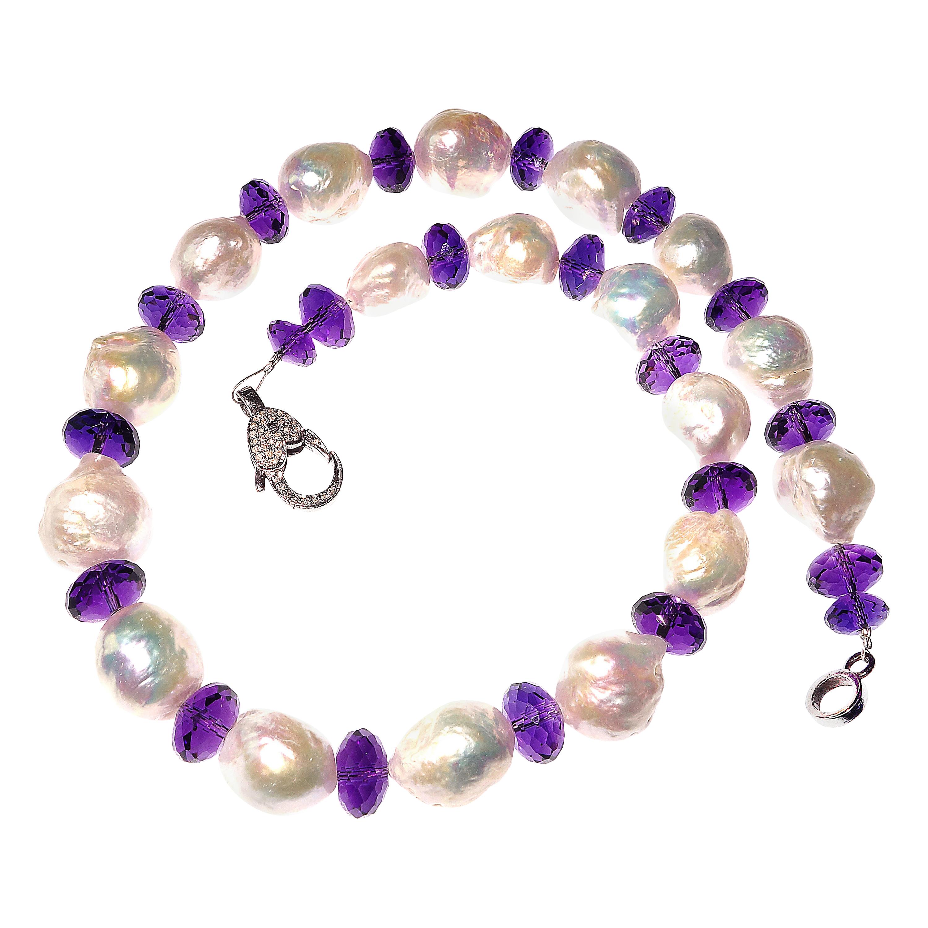 pearl and amethyst jewelry